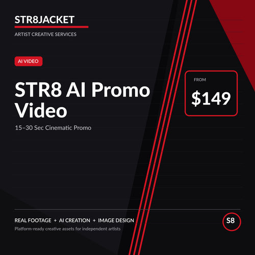 STR8 AI Promo Video — STR8JACKET artist creative service