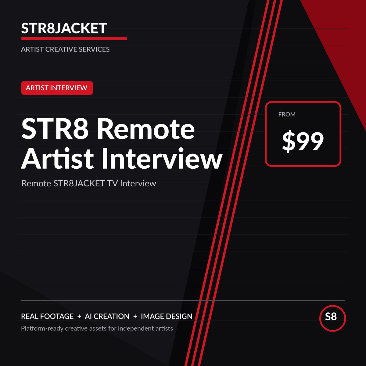 STR8 Remote Artist Interview — STR8JACKET artist creative service