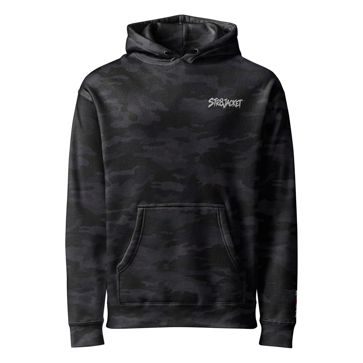 STR8JACKET Heavyweight Hoodie front view