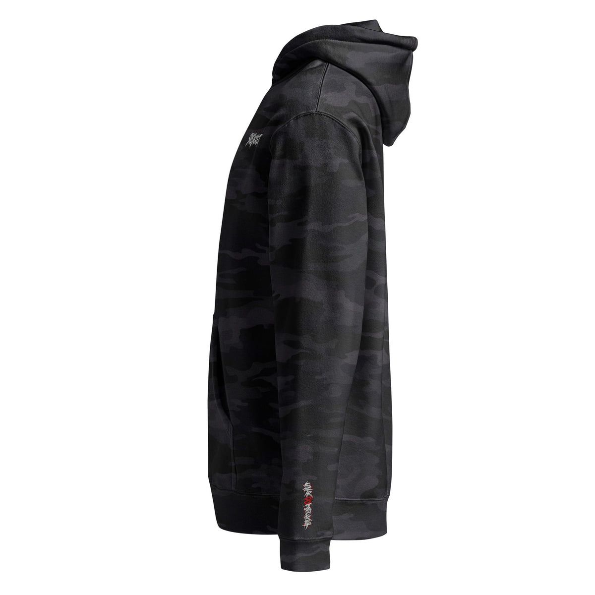 STR8JACKET Heavyweight Hoodie left side view